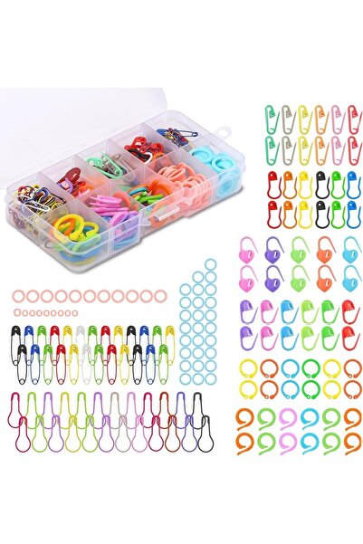 BALIM ÖRGÜ EVİ Super Knitting Loop Bookmark Set Colorful 10 Different Special...