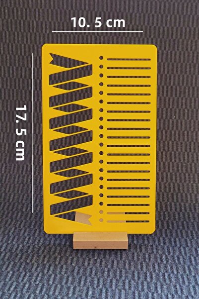 Karmelom Studio Bullet Journal Decorative Ribbon and List Drawing Template Ru...