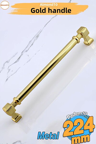 Badem10 Talas Gold Gold 224 Mm Mobilier Bucătărie Sertar Dulap Dulap Capac Mâ...