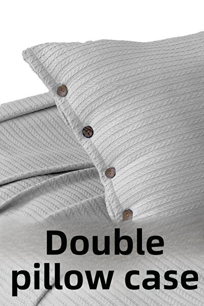 Cottonest ΚΑΛΥΜΜΑ ΜΑΞΙΛΑΡΙΟΥ ΜΕ ΣΧΕΔΙΟ ΠΛΕΚΤΟ 2 ΤΕΜΑΧΙΑ