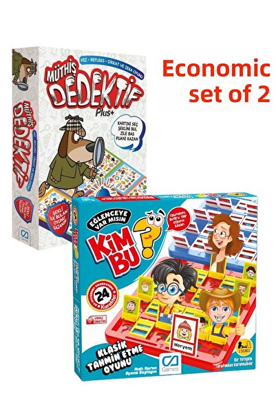 CA Games (Set of 2) Terrific Detective Plus Attention and Intelligence Family...