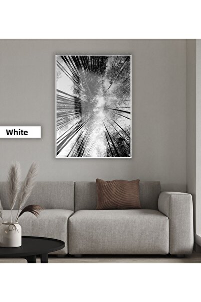 Harikabirev HARİKABİREV | MODEL BLACK&WHITE TREE SKY | TABLA DE STICLA TEMPLA...