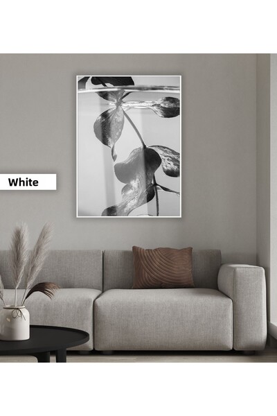 Harikabirev HARİKABİREV | MODEL DE PLANTĂ FRUNZĂTĂ NEGRĂ&ALBĂ 01 | TABLA DE S...