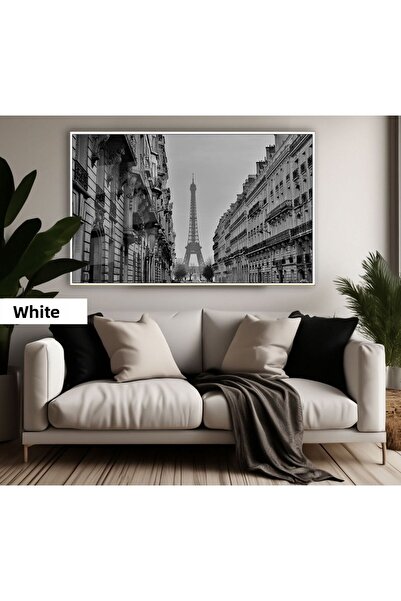 Harikabirev HARİKABİREV | MODEL TURĂ EIFFEL DE CULOARE NEGRU&ALB | TABLO DE S...