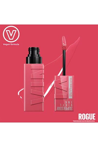 Maybelline New York أحمر شفاه سائل لامع يدوم طويلاً من Super Stay Vinyl Ink 1...