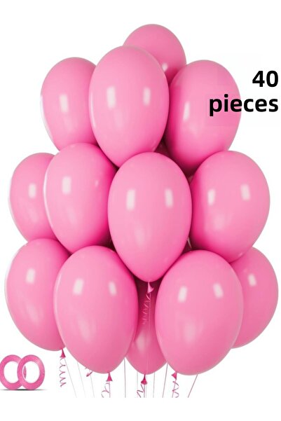 Baloncu Dükkanı بالونات وردية لامعة للحفلات التخرج والخطوبة وأعياد الميلاد وح...