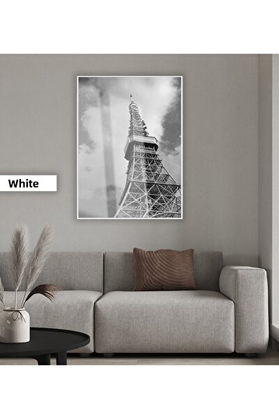 Harika bir ev HARIKABIREV | MODEL TOWER TOKYO NEGRU ȘI ALB -1 | TABLOU DIN ST...