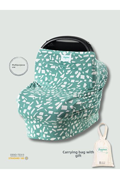 Zuppers عربة أطفال وظيفية وغطاء للرضاعة - لا شيء - حقيبة هدية