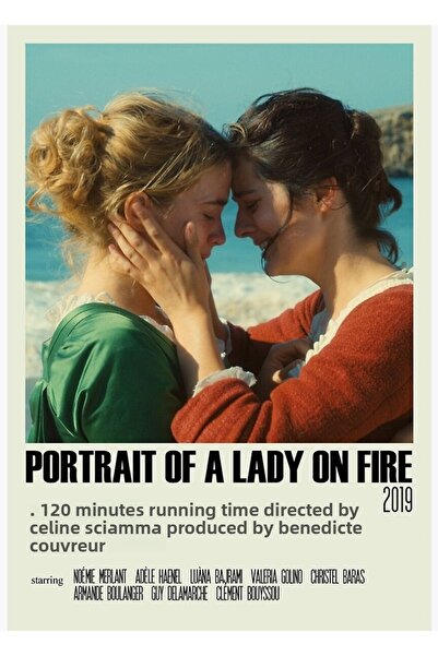 Universal Portretul unei doamne în flăcări Alternatif (4) Tablo Poster decora...