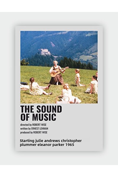 fırsatlar diyarı The Sound Of Music Film Info Card Carte de informații Poster de perete