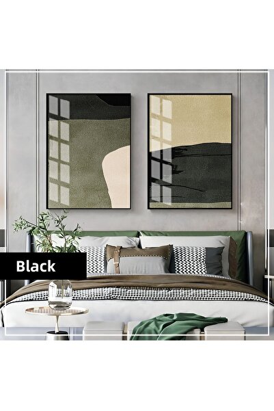 Harikabirev HARİKABİREV | ABSTRACT | COMBINARE ABSTRACTĂ DE CULOARE NEGRU-VER...