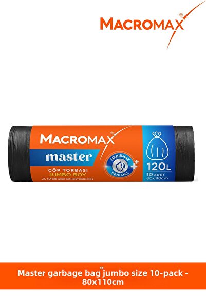 MACRO MAX Master Garbage Bag Jumbo Size 10 Pack