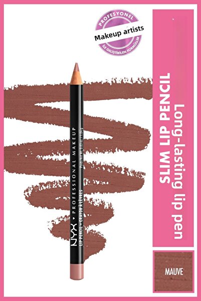 NYX Professional Makeup قلم تحديد الشفاه - قلم تحديد الشفاه الرفيع - بنفسجي