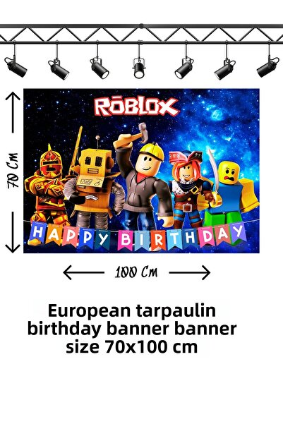 snowparty Roblox Roblox Themed Birthday Banner