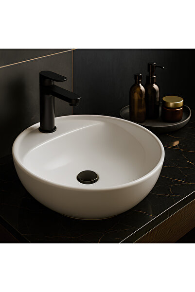 Turavit Toledomix Çanak Lavabo Batarya Delikli 45 Cm TLD0712