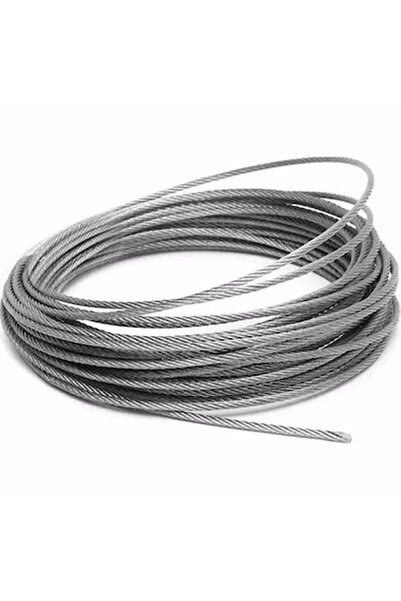 EgeÇelikHalat Çelik Halat Galvaniz 6mm 100 Metre