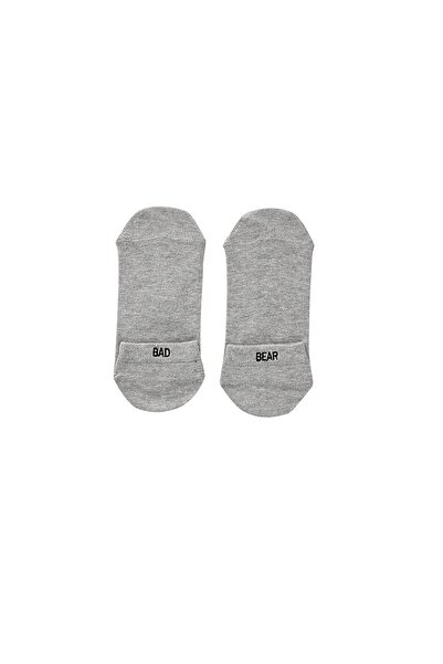Bad Bear Unisex Gray Melange Bad Ankle Socks