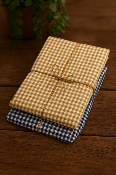 CANDAN ÇEYİZ Набір з 2 квадратних скатертин 170x170 см з візерунком «Петрикаре» для використання на столі, в саду та на пікніку