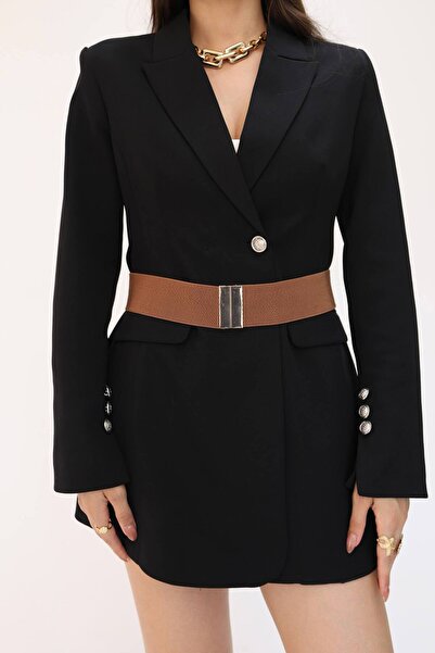 Fiori Γυναικεία ζώνη με ελαστική πόρπη κλειδώματος, ζώνη παλτό, ζώνη πουκάμισ...