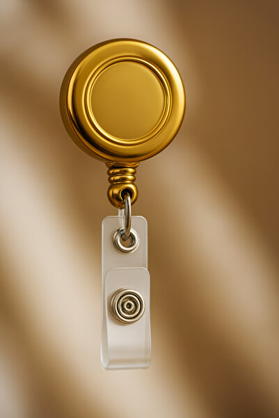 excarpin Suport pentru carduri Yoyo de culoare aurie strălucitoare