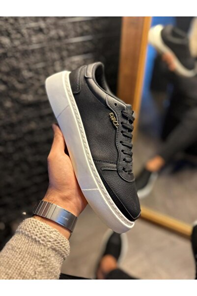 Knack Casual Shoe 222 Μαύρο (Λευκή σόλα)