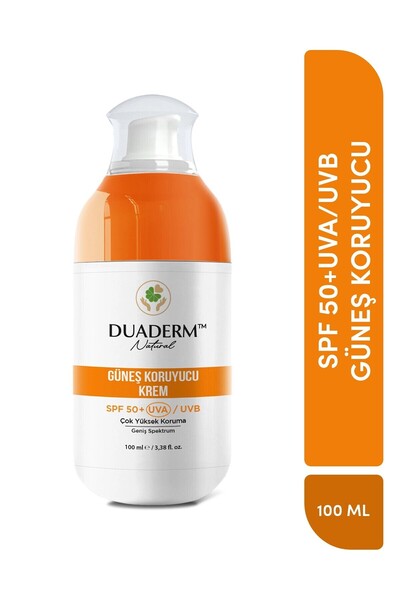 Duaderm New Generation Filtered Vitamin C Face and Body Sunscreen Spf50 (Vitamin C Uva/Uvb) 100ml