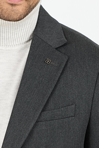 Frappoli Rollex Men's Anthracite Lycra Fabric 2026 Winter Sports Blazer Jacket