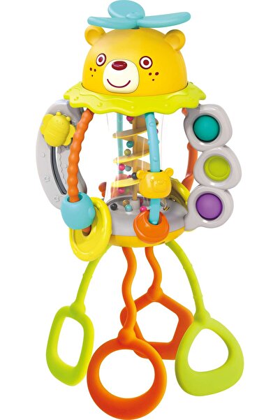 Hola كرة هزازة وسحب - لعبة تفاعلية للأطفال من عمر 6 أشهر فما فوق