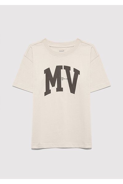 Mavi Mv Logo Beige Boy T-Shirt M6610213-70144