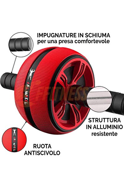 AGD Two-Wheel Ab Roller 30x10x10cm