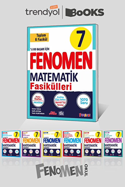 Fenomen Yayıncılık FENOMEN 7 Matematik Fasikülleri (6 Fasikül) *Güncel BASKI