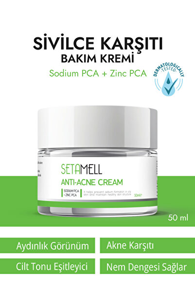 Setamell Sivılce Karşıtı Ve Önleyici Krem - Antı Acne Cream 50 ml