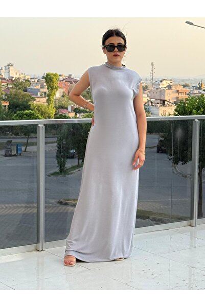 ENDAMIM Half-Neckline Sleeveless Comfortable Fit Flexible Combed Cotton Fabric Dress Lining/Underwear