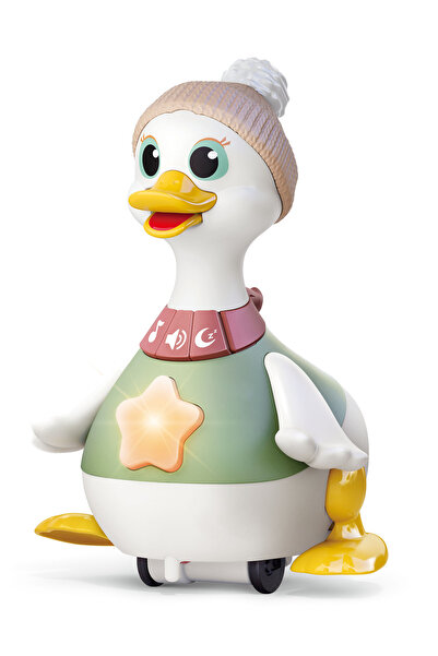 Hola لعبة أطفال من عمر 6 إلى 12 شهرًا - عبوة من 3 قطع من ألعاب البط المتأرجحة...