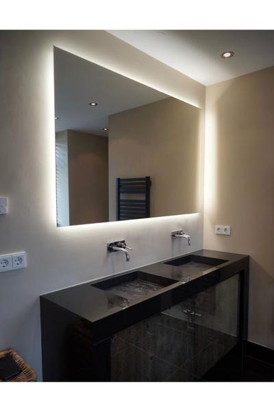 AYNA TASARIM DOKUNMATIK SENSÖRLÜ LED'Lİ 70X60 BANYO & LAVABO & SALON & MAKYAJ...