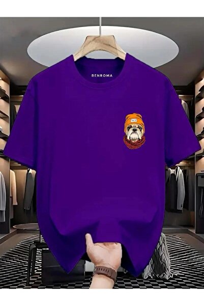 E-ROMA Μπλουζάκι με στάμπα σκύλου