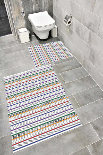 Bordo Halı Absorbant de apă, moale, anti-alunecare, căptușită cu burete, text...