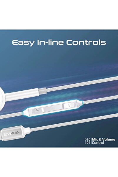 Promate Type C headphone one side