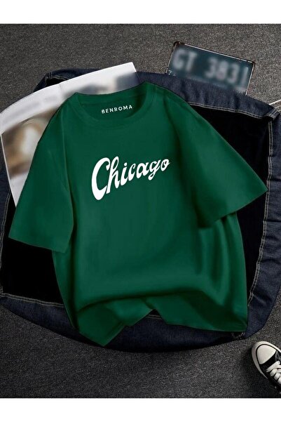 BENROMA Prevelika unisex majica Chicago Štampano Štampano