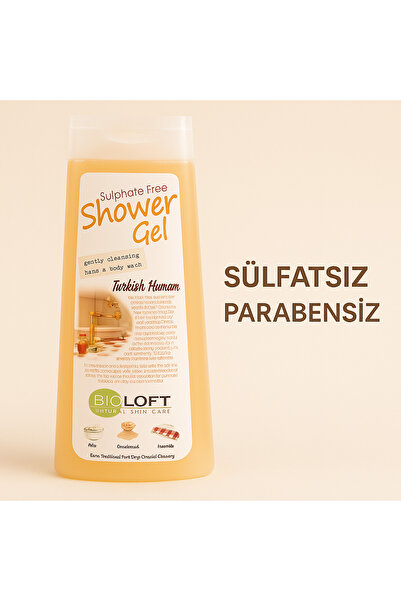 Loft Sülfatsız Parabensiz Beyaz Sabun Kokulu Duş Jeli 300 Ml (geleneksel Türk Hamamı)