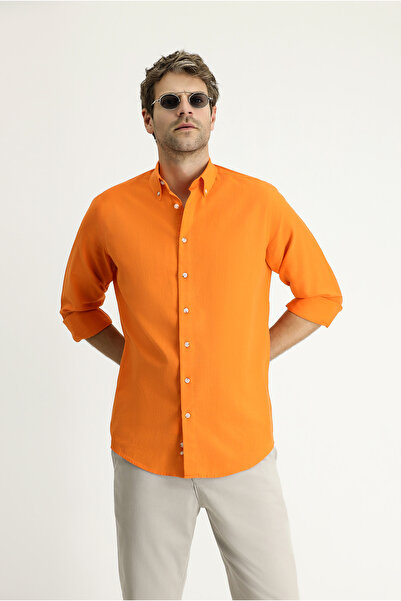 Kiğılı Cămașă sport din bumbac - mânecă lungă, croială obișnuită