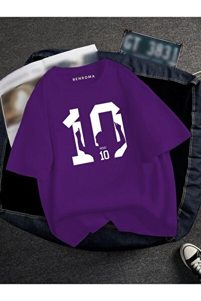 E-ROMA Tricou unisex imprimat pentru fotbalist supradimensionat