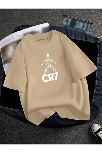 BENROMA Оверсайз футболка з принтом для футболістів, унісекс