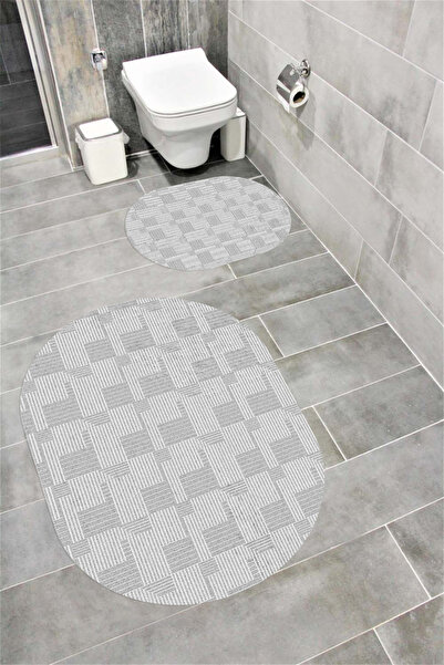 Bordo Halı Set de covorașe de baie decorative lavabile, cu absorbție de apă, ...