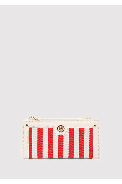 Mavi Red Striped Wallet 1913131 -10076