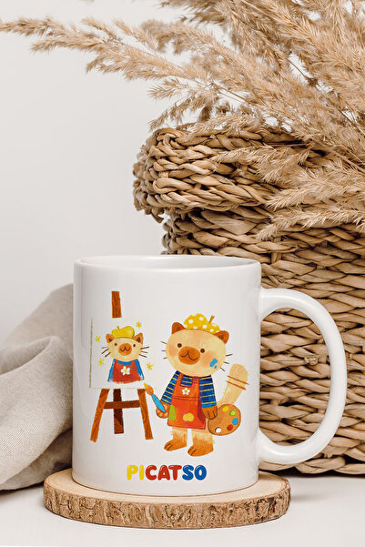 shop كوب بتصميم قطة الرسام بيكاسو