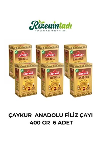 Çaykur ANADOLU FİLİZ ÇAYI 400 GR 6 ADET