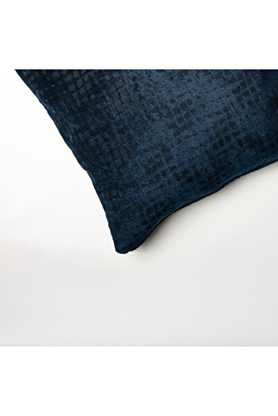 Sezyon Husă de pernă cu model Riva 45×45 albastru noapte