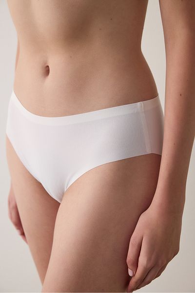 Penti Ecru Twill Nicht abfärbende Low Waist Hipster Panties