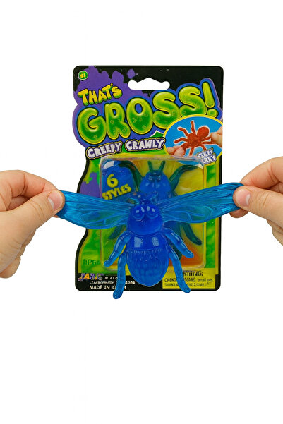 TOYFEST Sinek Esnek Yumuşak Böcek Figürü